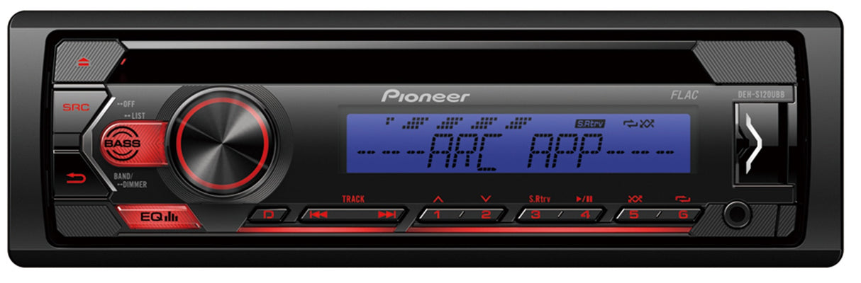 Pioneer DEH-S120UBB 1-DIN bilstereo med CD og USB