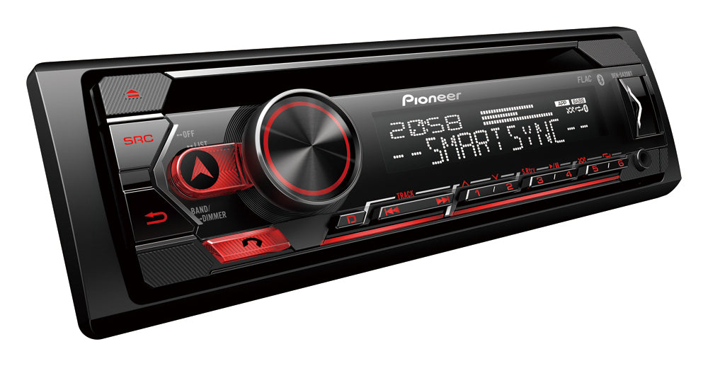 Pioneer DEH-S420BT 1-DIN bilstereo med CD, Bluetooth og USB