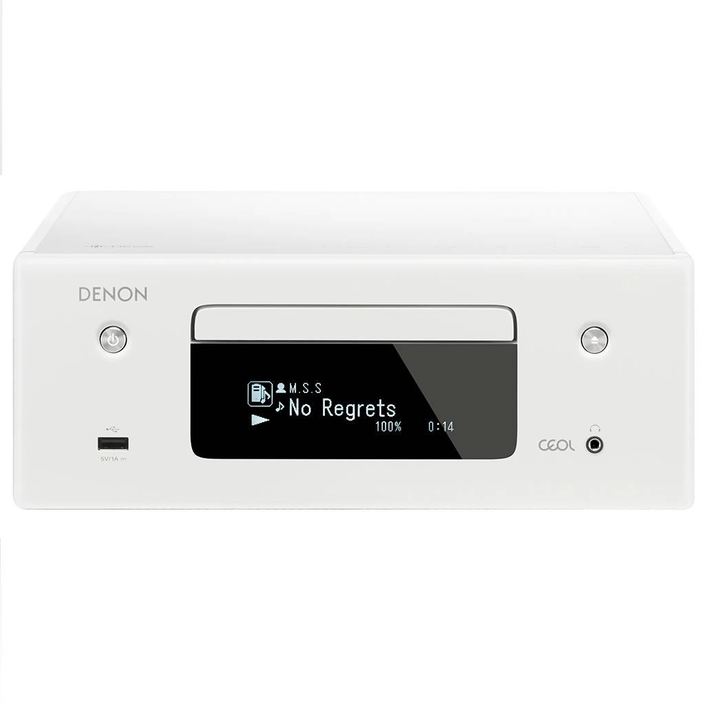 Denon RCD-N10W minisystem (hvit)