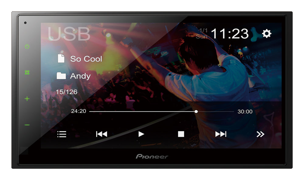 Pioneer DMH-A340DAB Bilstereo Multimediaspiller Bluetooth / DAB+