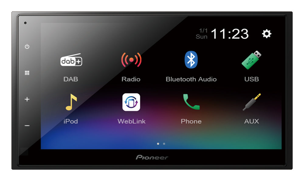 Pioneer DMH-A340DAB Bilstereo Multimediaspiller Bluetooth / DAB+
