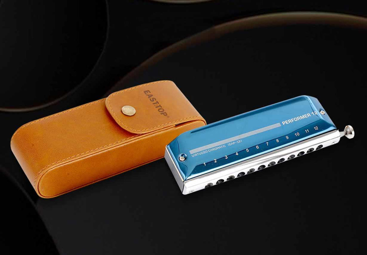 Easttop EAP-12 12-hulls kromatisk munnspill (C)