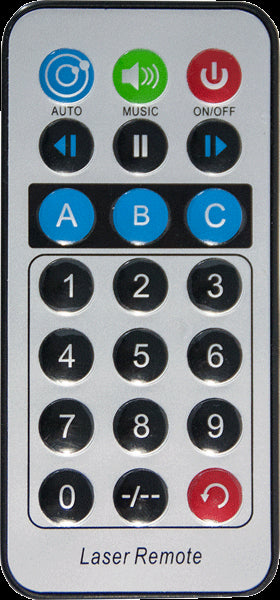 Ibiza LZR 430 RGB laserlys