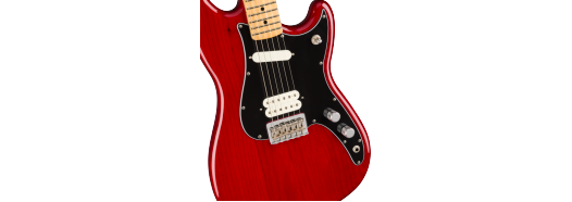 Fender Player Duo-Sonic elektrisk gitar (Crimson Red Transparent )