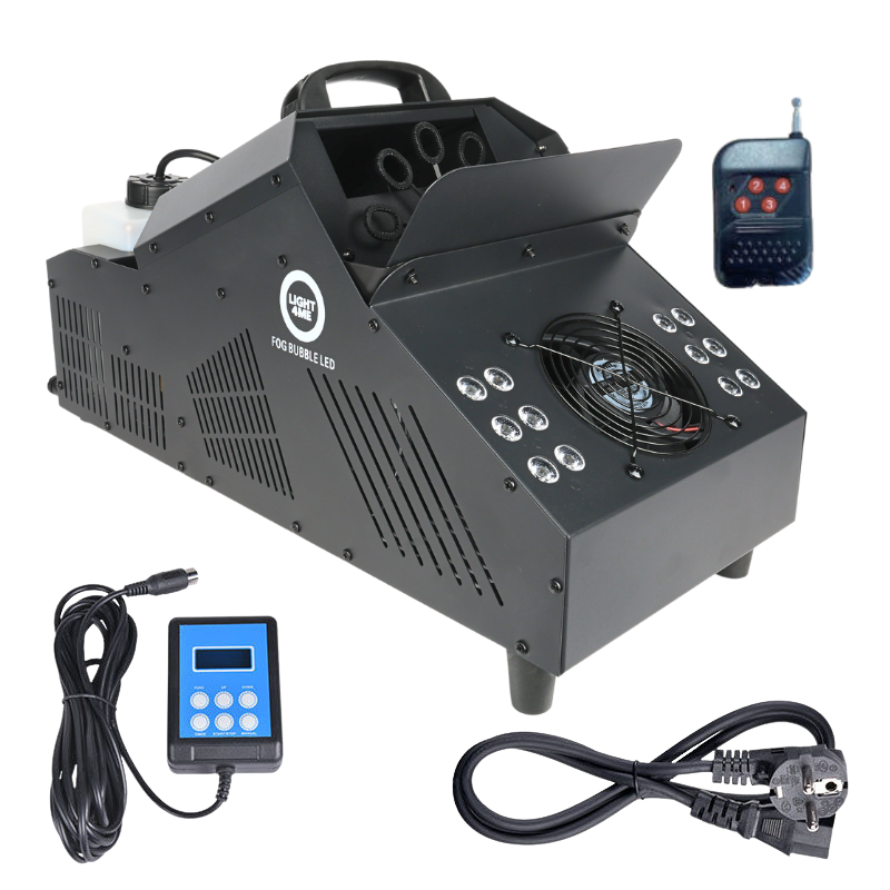 LIGHT4ME såpeboble- og røykmaskin