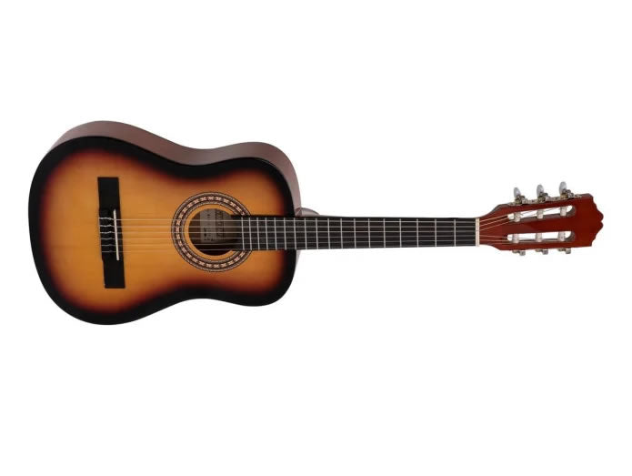 DiMavery AC-303 klassisk spansk gitar 1/2 ( Sunburst )
