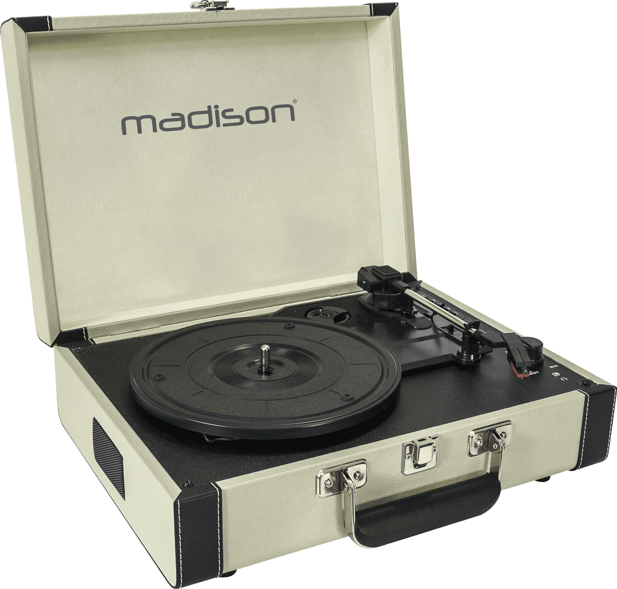 Madison Vintage platespiller med Bluetooth (Cream)