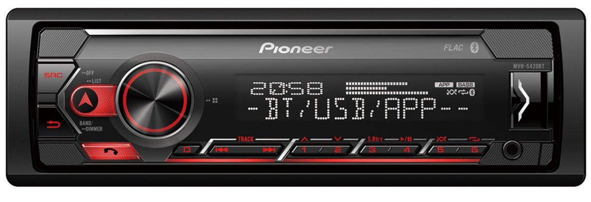 Pioneer MVH-S420BT Bilradio med Bluetooth / trådløs telefoni