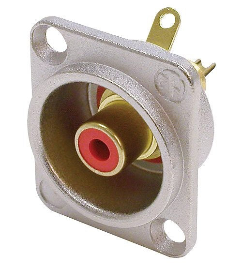 Neutrik NF2D-2 Phono D-type chassisplugg