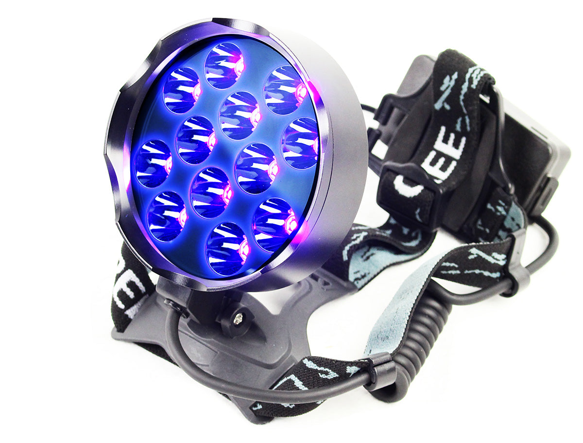 UV-hodelykt med 12x6 Watt LED