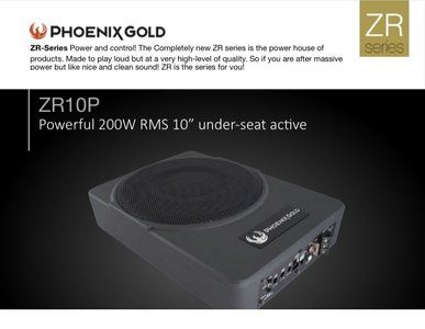 Phoenix Gold ZR10P aktiv subwoofer (400W)