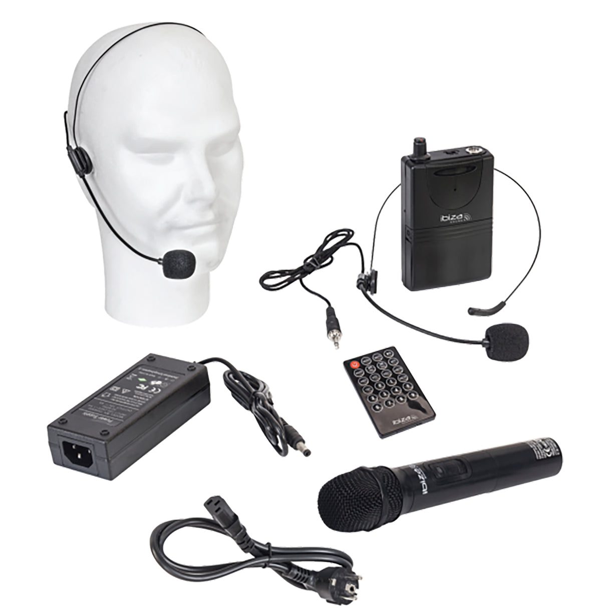 Ibiza PORT12UHF-MKII (svart)