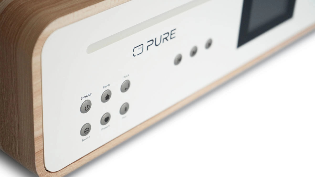 Pure Classic Stereo Hi-Fi System – DAB+, CD, Bluetooth, 100W, Eik