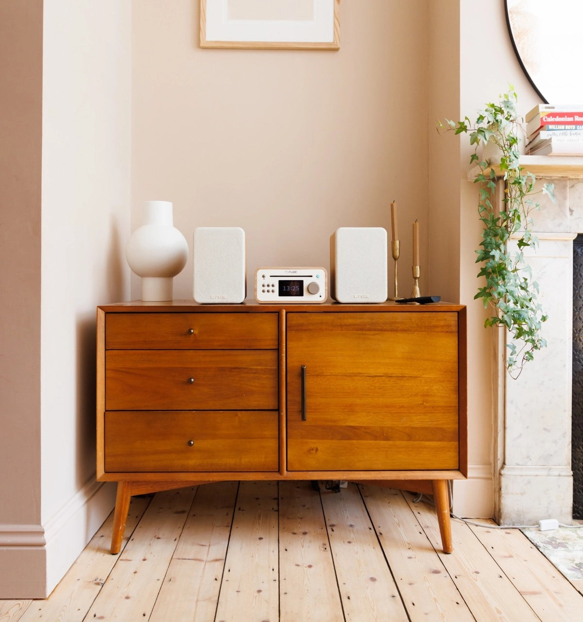 Pure Classic Stereo Mini Hi-Fi System – DAB+, CD, Bluetooth, 40W, Eik