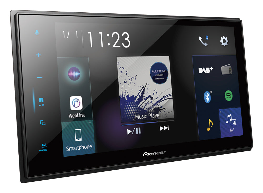 Pioneer SPH-EVO82DAB-Uni1-DIN Bilstereo med Apple CarPlay , DAB og Bluetooth