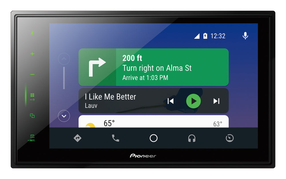 Pioneer SPH-EVO82DAB-Uni1-DIN Bilstereo med Apple CarPlay , DAB og Bluetooth