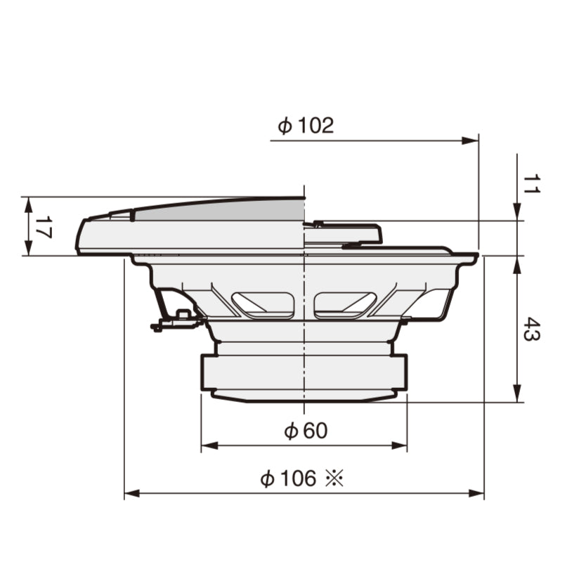 Pioneer TS-G1020F 2-veis bilhøyttalere (10 cm, 4")