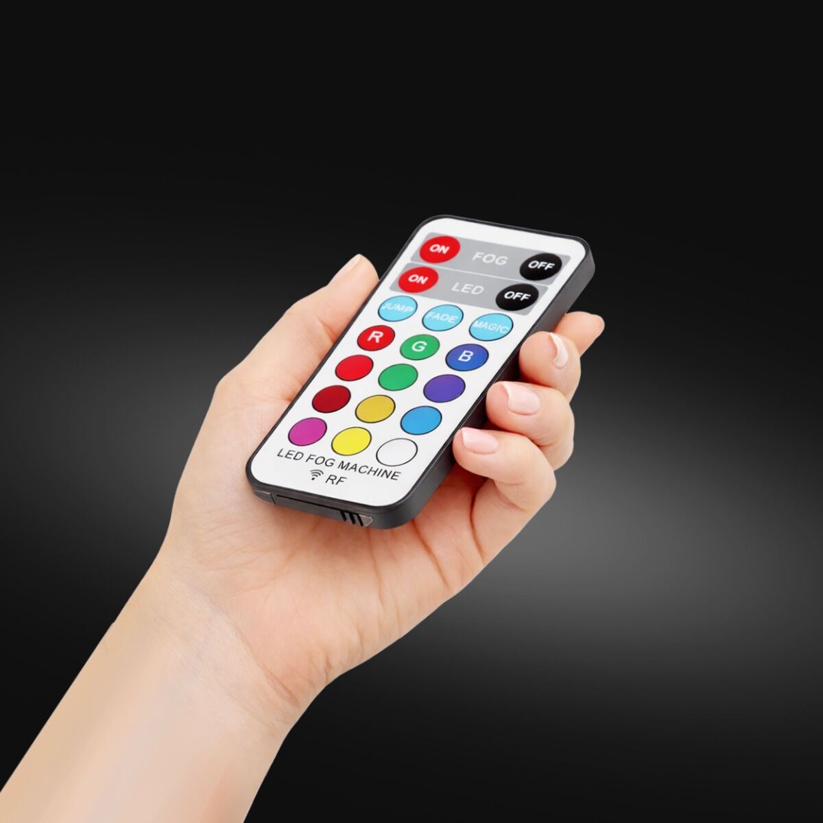 Light4Me Fog 600W LED Ball røykmaskin – RGB discoeffekt