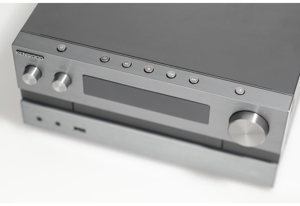 Kenwood M-918DAB-H Minisystem med Bluetooth og DAB+ (aluminium)