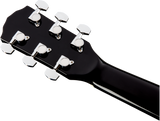 Fender CD-60SCE Dreadnought Western gitar (svart)