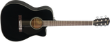 Fender CC-60SCE Concert Western gitar (svart)