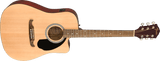 Fender FA-125CE Dreadnought Western gitar (naturlig)