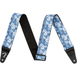 Fender Hawaiian Guitar Strap ( Blue Floral, 2")