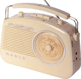 Madison Retro Radio med Bluetooth (beige)
