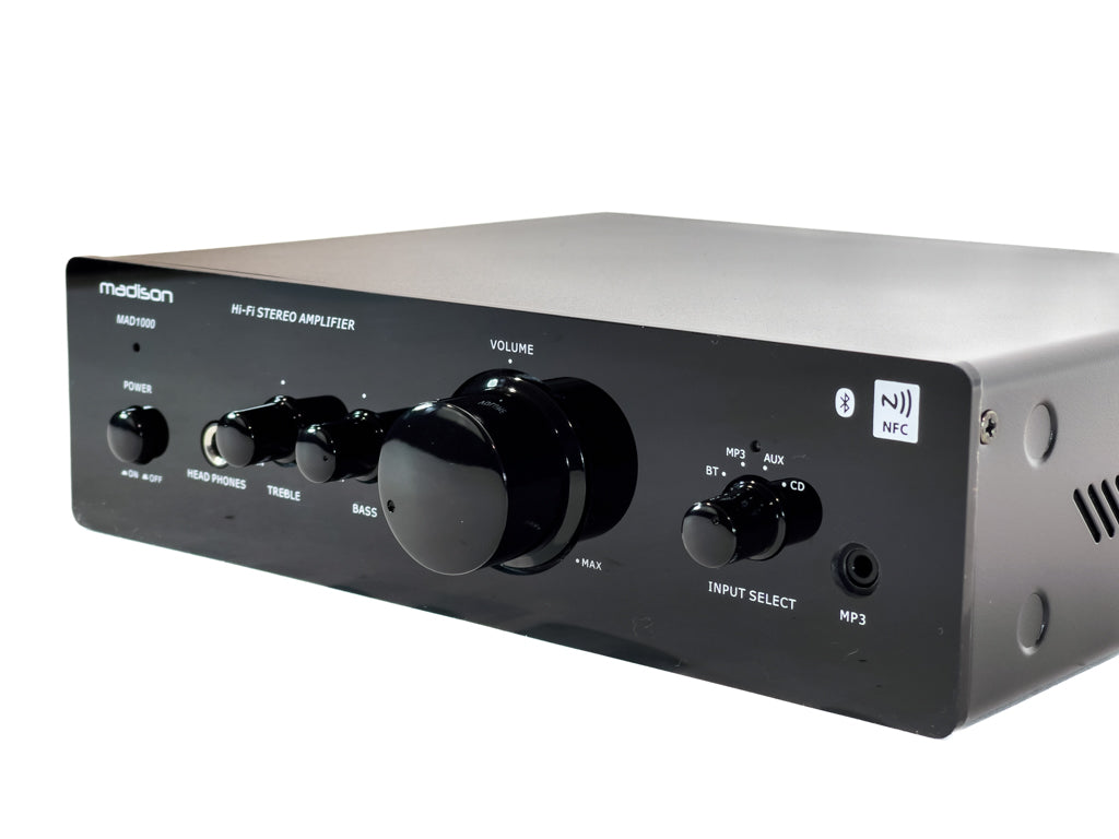 MAD1000 HI-FI-forsterker med Bluetooth (2x50W)