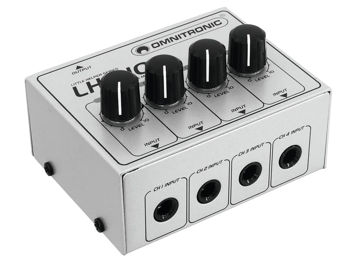 Omnitronic LH-010 4-kanals passiv mikser