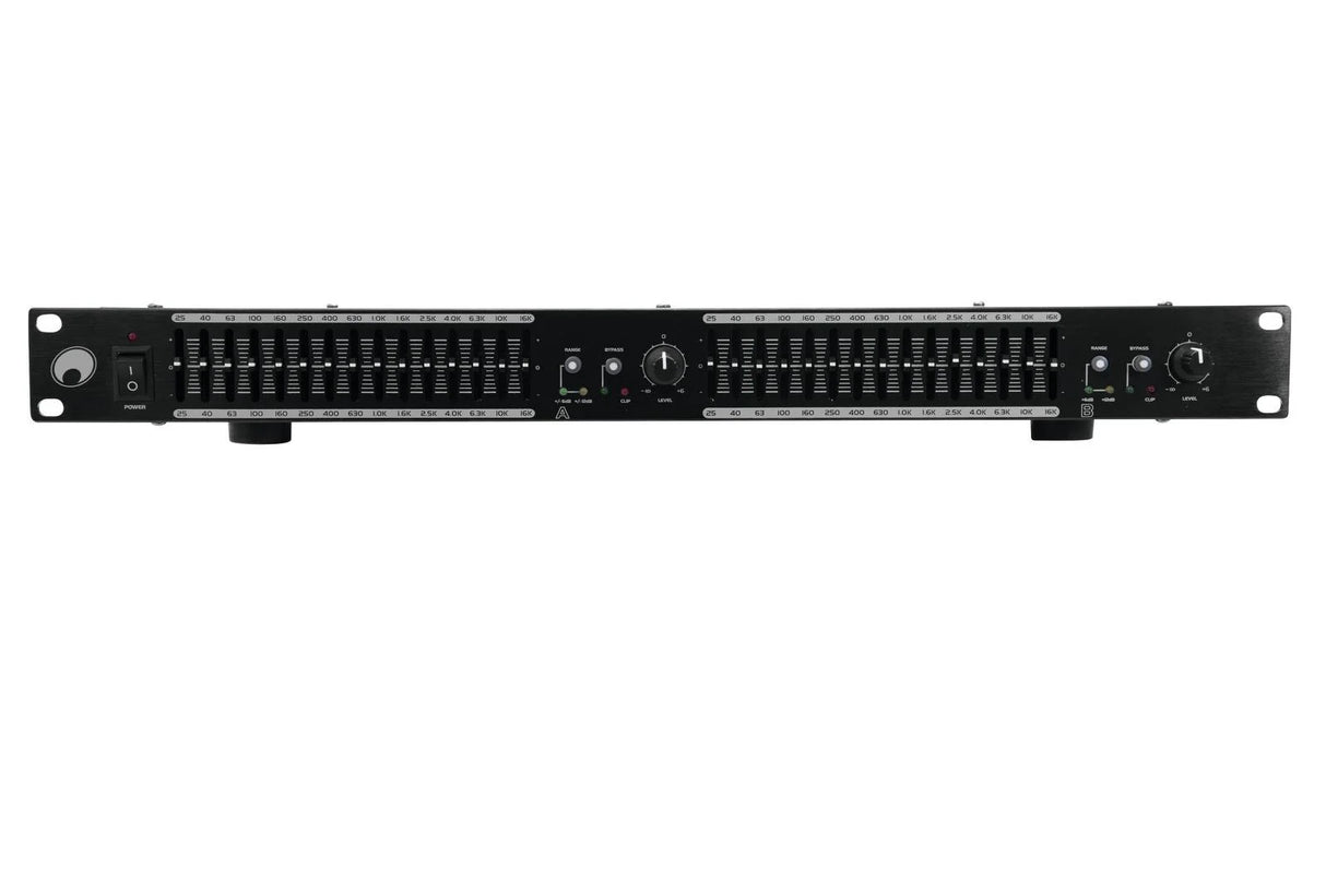 Omnitronic GEQ-2150 2x 15-bånds grafisk equalizer