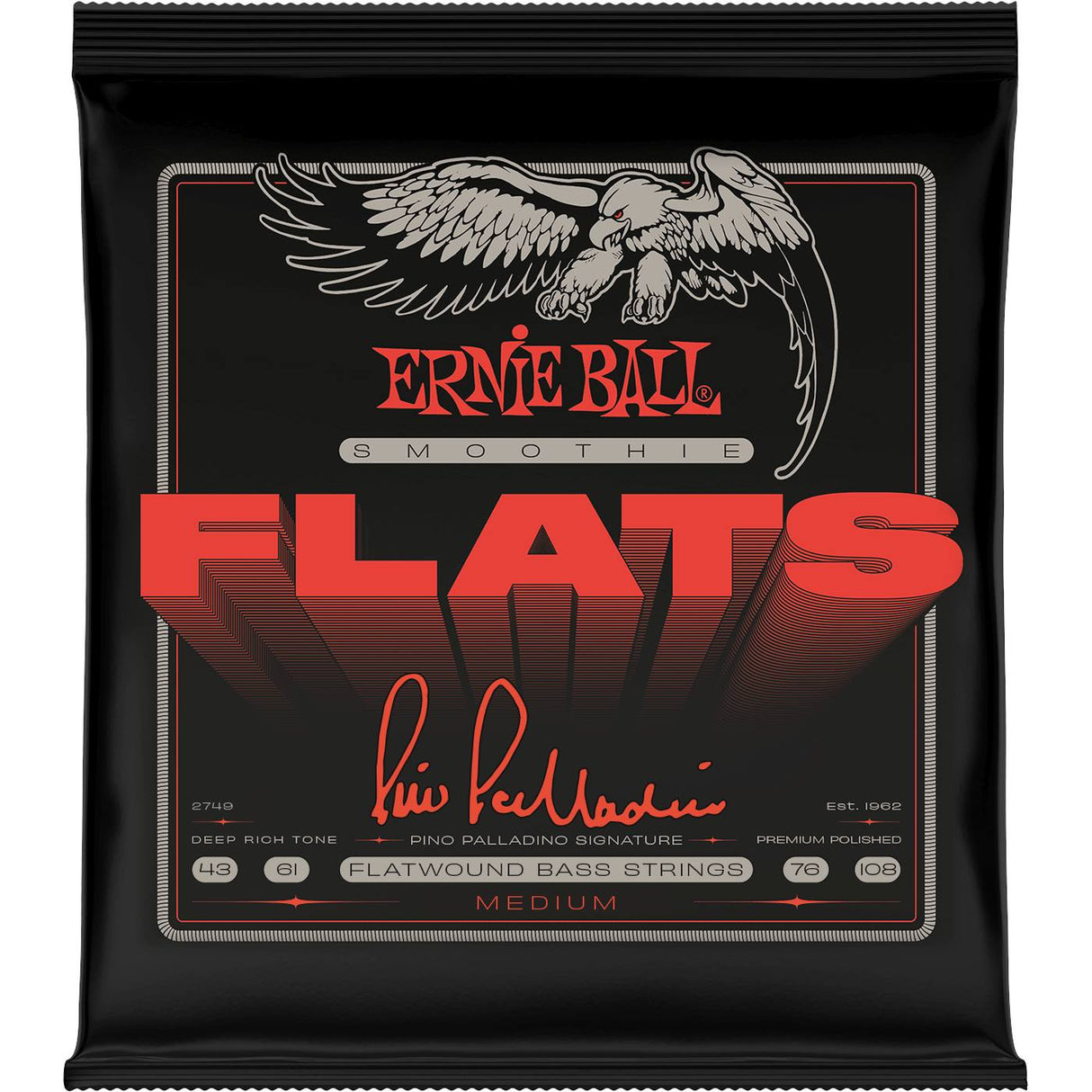 Ernie Ball 2749 Pino Palladino Smoothie Flats Signatur Bass