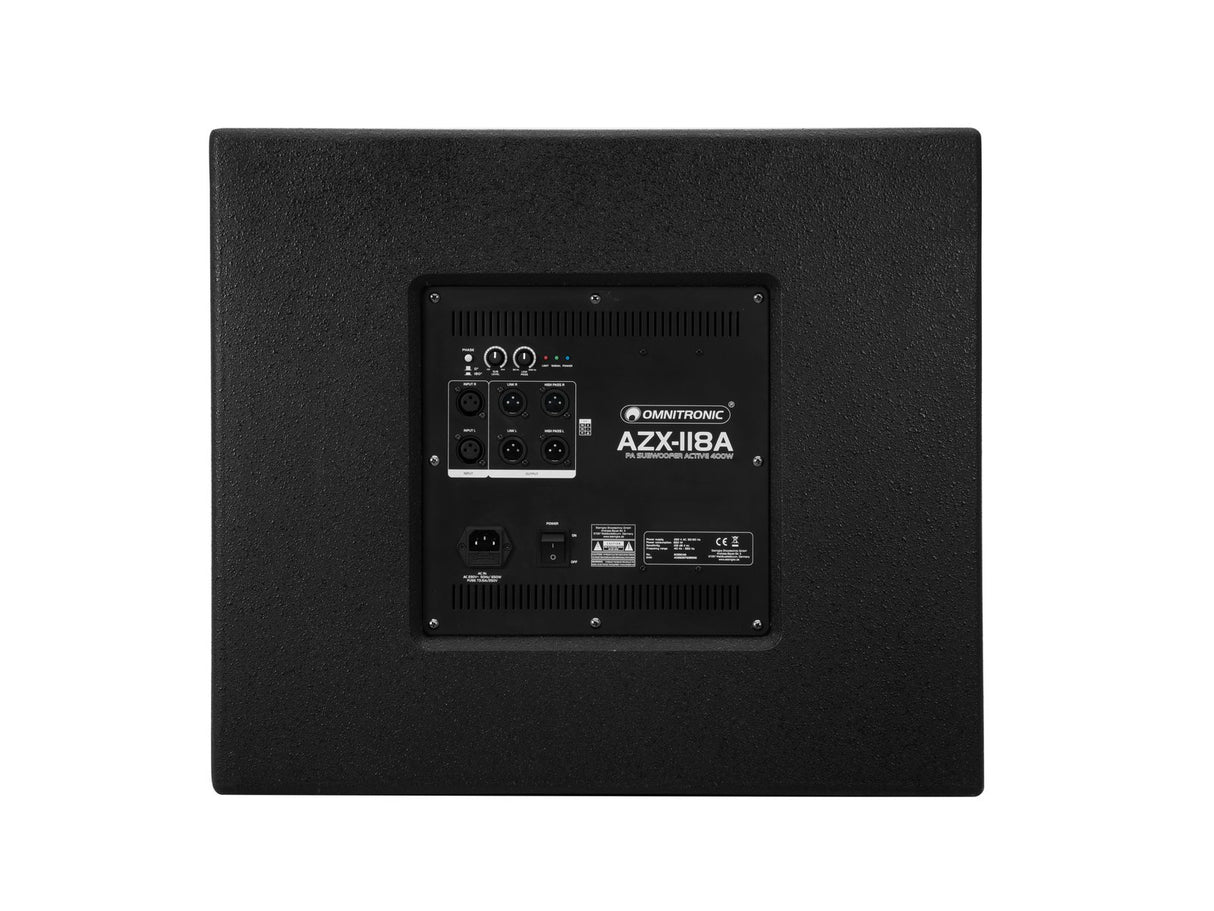Omnitronic AZX-118A aktiv subwoofer