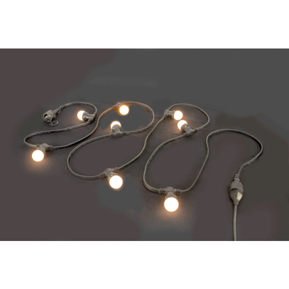 LED-lyskjede (hvit, 10m)