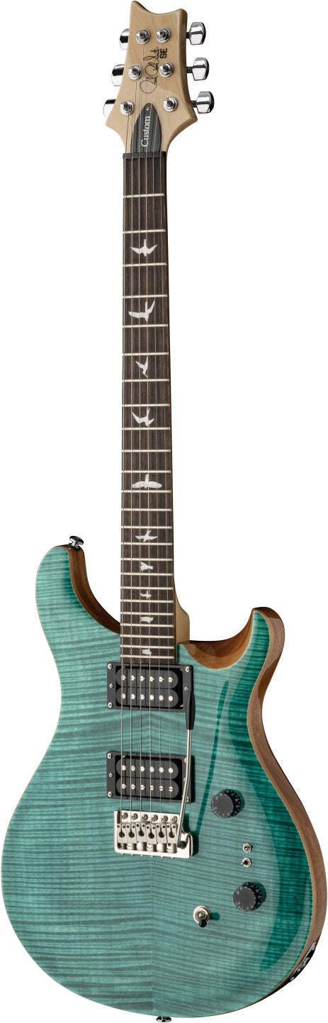 PRS SE Custom 24 elektrisk gitar (turkis)