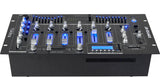 Ibiza 6-kanals Mixer/12 innganger med USB og Bluetooth