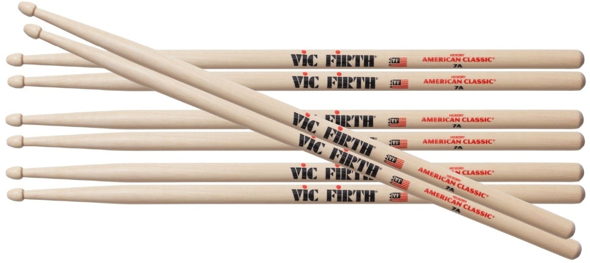 Vic Firth 7A Hickory verdi pakke