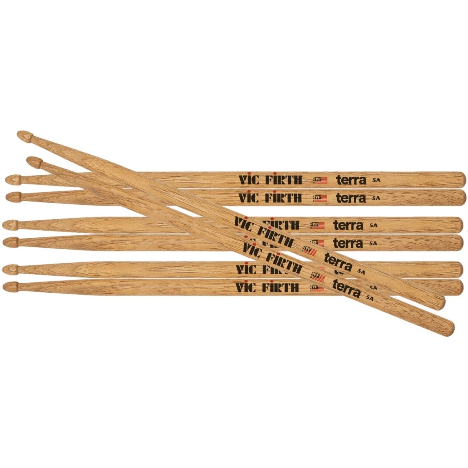 Vic Firth 5AT Terra Series verdi pakke