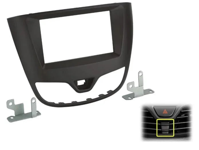 21CT23VX63 2-DIN ramme for Opel Karl 2017 -