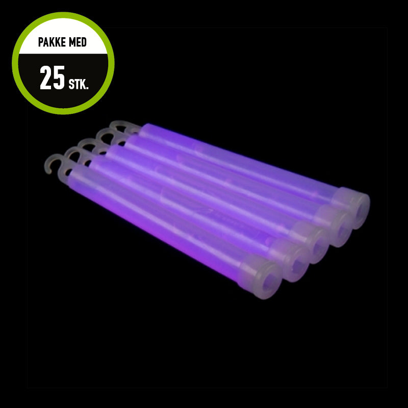 25 stk. Glowstick 6''