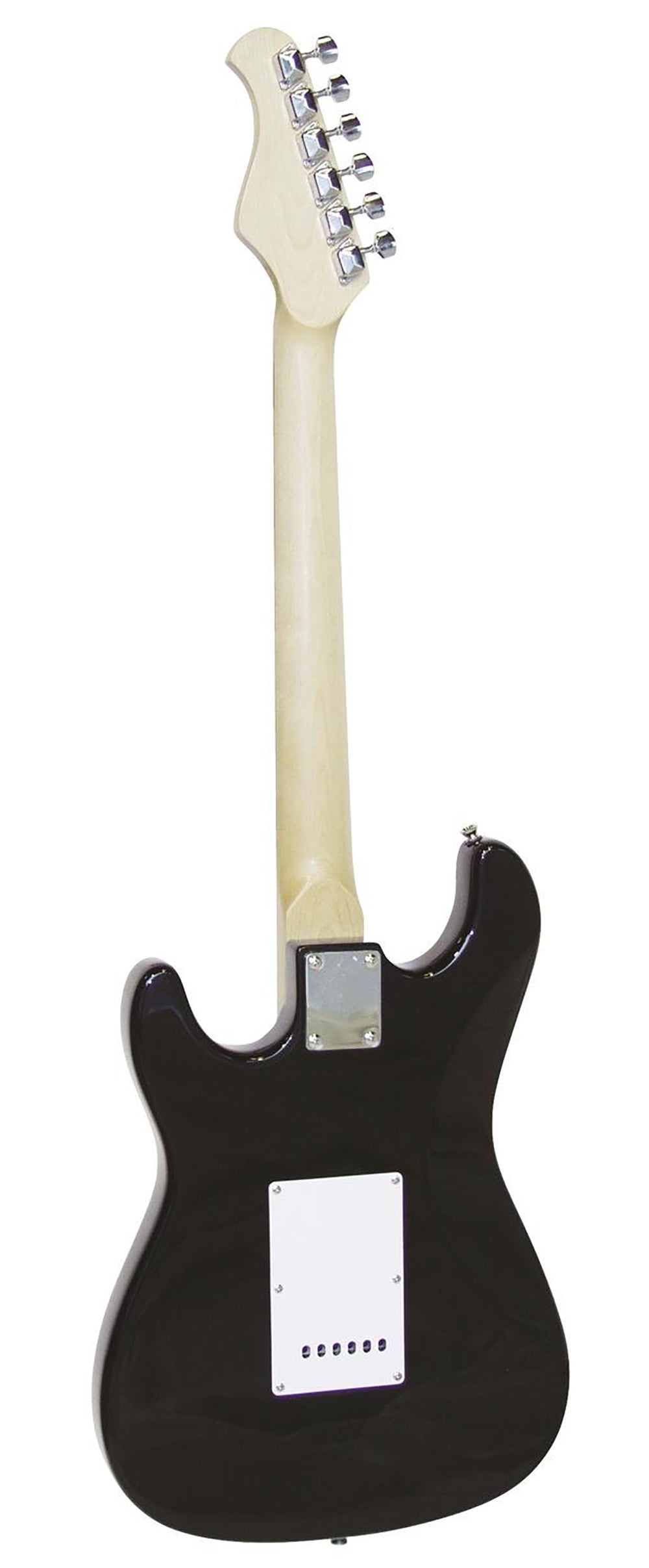DiMavery ST-203 elektrisk gitar (svart)