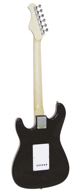 DiMavery ST-203 elektrisk gitar (svart)