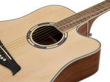 DiMavery JK-500 Western Gitar - Naturlig