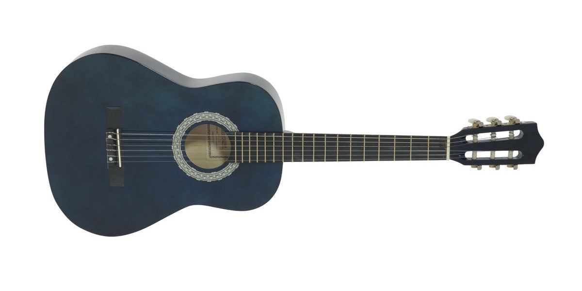 DiMavery AC-303 klassisk spansk gitar 3/4 (blå)