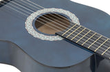 DiMavery AC-303 klassisk spansk gitar 3/4 (blå)