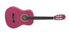DiMavery AC-303 klassisk spansk gitar 3/4 (rosa)