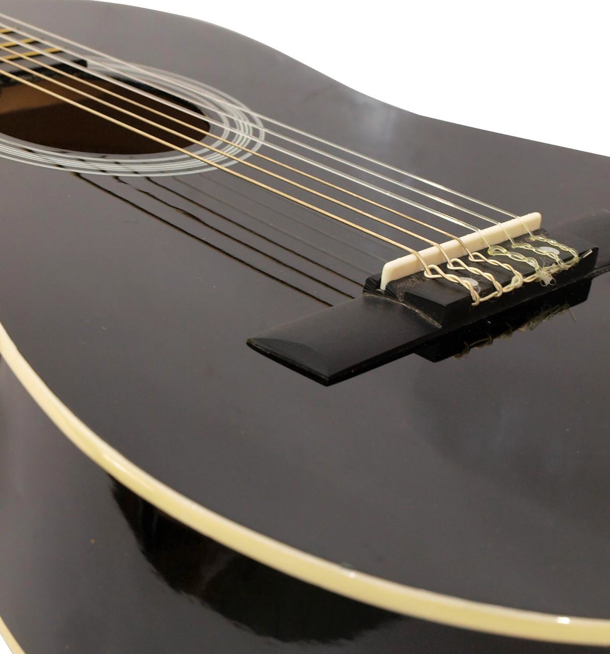 DiMavery AC-303 klassisk spansk gitar 3/4 (svart)