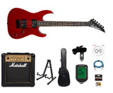 Jackson JS11 Dinky Elektrisk gitar Startpakke (Metallic Red)