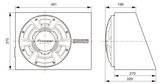 Pioneer TS-WX300A aktiv subwoofer med innebygd D-klasse forsterker