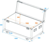 Eurolite Flightcase Pro m. hjul (100 x 50 x 50 cm)